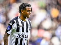 Heracles Almelo defender Mimeirhel Benita plays during the match between Heracles Almelo and Ajax at the Asito Stadium for the Dutch Eredivi...