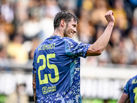 AFC Ajax Amsterdam forward Wout Weghorst plays during the match between Heracles Almelo and Ajax at the Asito Stadium for the Dutch Eredivis...