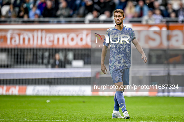 AFC Ajax Amsterdam defender Daniele Rugani plays during the match between Heracles Almelo and Ajax at the Asito Stadium for the Dutch Erediv...