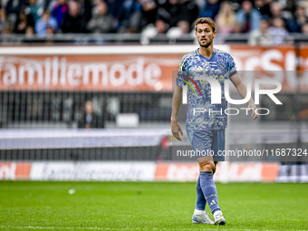 AFC Ajax Amsterdam defender Daniele Rugani plays during the match between Heracles Almelo and Ajax at the Asito Stadium for the Dutch Erediv...