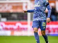 AFC Ajax Amsterdam midfielder Kian Fitz-Jim plays during the match between Heracles Almelo and Ajax at the Asito Stadium for the Dutch Eredi...