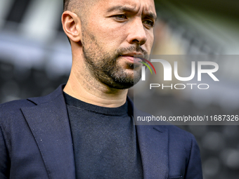 AFC Ajax Amsterdam trainer Francesco Fariolo is present during the match between Heracles Almelo and Ajax at the Asito stadium for the Dutch...