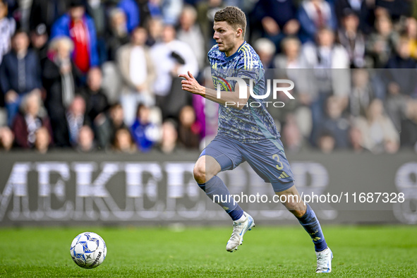 AFC Ajax Amsterdam defender Anton Gaaei plays during the match between Heracles Almelo and Ajax at the Asito Stadium for the Dutch Eredivisi...