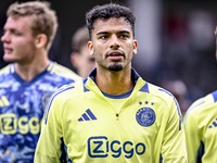 AFC Ajax Amsterdam defender Owen Wijndal plays during the match between Heracles Almelo and Ajax at the Asito Stadium for the Dutch Eredivis...