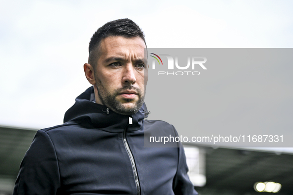 AFC Ajax Amsterdam trainer Francesco Fariolo is present during the match between Heracles Almelo and Ajax at the Asito stadium for the Dutch...