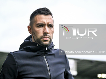 AFC Ajax Amsterdam trainer Francesco Fariolo is present during the match between Heracles Almelo and Ajax at the Asito stadium for the Dutch...