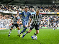 AFC Ajax Amsterdam forward Wout Weghorst and Heracles Almelo defender Jannes Wieckhof play during the match between Heracles Almelo and Ajax...