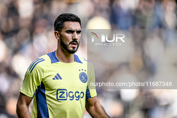 AFC Ajax Amsterdam defender Josip Sutalo plays during the match between Heracles Almelo and Ajax at the Asito Stadium for the Dutch Eredivis...