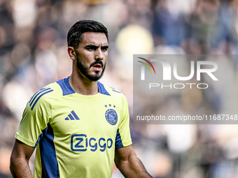 AFC Ajax Amsterdam defender Josip Sutalo plays during the match between Heracles Almelo and Ajax at the Asito Stadium for the Dutch Eredivis...