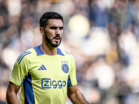 AFC Ajax Amsterdam defender Josip Sutalo plays during the match between Heracles Almelo and Ajax at the Asito Stadium for the Dutch Eredivis...