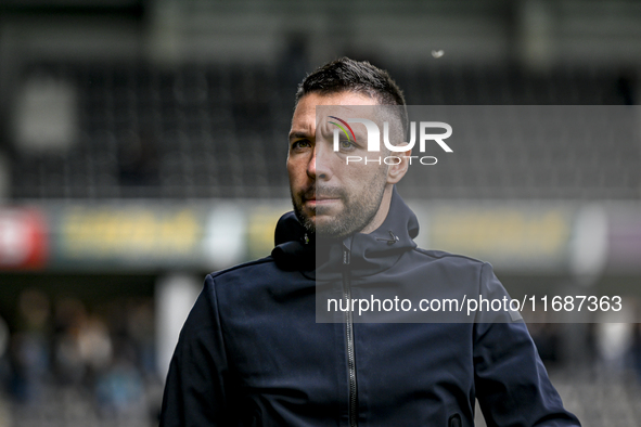 AFC Ajax Amsterdam trainer Francesco Fariolo is present during the match between Heracles Almelo and Ajax at the Asito stadium for the Dutch...