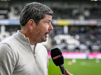 Heracles Almelo trainer Erwin van de Looi is present during the match between Heracles Almelo and Ajax at the Asito stadium for the Dutch Er...