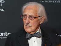 Dr. Leon Weintraub, the Holocaust survivor, is on the red carpet of the photocall for the film ''Feuhren und Verfuehrer'' at Film Palast in...