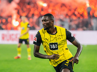 Serhou Guirassy of Borussia Dortmund looks on during the Bundesliga match between Borussia Dortmund and FC St. Pauli 1910 at Signal Iduna Pa...