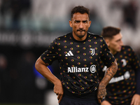 Danilo of Juventus plays during the Serie A match between Juventus FC and SS Lazio at Allianz Stadium in Turin, Italy, on October 19, 2024....