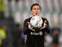 Kenan Yildiz of Juventus during the Serie A match between Juventus FC and SS Lazio at Allianz Stadium in Turin, Italy, on October 19, 2024....