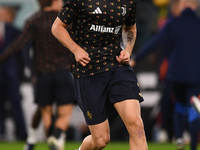 Federico Gatti of Juventus plays during the Serie A match between Juventus FC and SS Lazio at Allianz Stadium in Turin, Italy, on October 19...