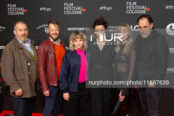 Dietmar Baer, Roland Riebling, Tinka Fuerst, Thomas Loibl, Sinje Irslinger, and Riccarda Richter are on the red carpet for the photocall of...