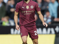 Josko Gvardiol of Manchester City (24) during the Premier League match between Wolverhampton Wanderers and Manchester City at Molineux in Wo...