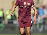 Ruben Dias of Manchester City participates in the Premier League match between Wolverhampton Wanderers and Manchester City at Molineux in Wo...