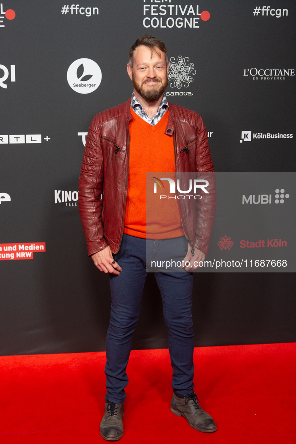 Roland Riebeling, a German actor, appears on the red carpet of the photocall for the film ''TATORT KOLN: COLONIUS'' at Film Palast in Cologn...