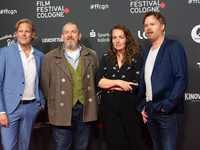 Dietmar Baer, Jan Kruse, Charlotte Rolfes, and Goetz Bolten appear on the red carpet of the photocall for the film ''TATORT KOLN: COLONIUS''...