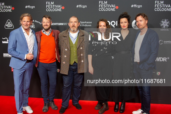 Dietmar Baer, Tinka Fuerst, Roland Riebeling, Jan Kruse, Charlotte Rolfes, and Goetz Bolten appear on the red carpet of the photocall for th...