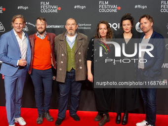 Dietmar Baer, Tinka Fuerst, Roland Riebeling, Jan Kruse, Charlotte Rolfes, and Goetz Bolten appear on the red carpet of the photocall for th...