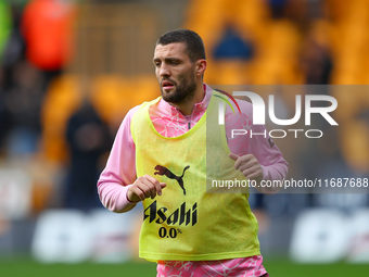 Mateo Kovacic of Manchester City warms up during the Premier League match between Wolverhampton Wanderers and Manchester City at Molineux in...