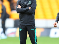 Gary O'Neil manages Wolves during the Premier League match between Wolverhampton Wanderers and Manchester City at Molineux in Wolverhampton,...