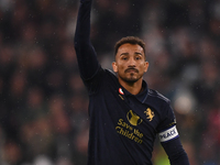 Danilo expresses disappointment during the Serie A match between Juventus FC and SS Lazio at Allianz Stadium in Turin, Italy, on October 19,...