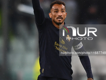 Danilo expresses disappointment during the Serie A match between Juventus FC and SS Lazio at Allianz Stadium in Turin, Italy, on October 19,...