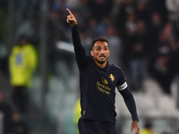 Danilo expresses disappointment during the Serie A match between Juventus FC and SS Lazio at Allianz Stadium in Turin, Italy, on October 19,...