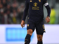 Danilo expresses disappointment during the Serie A match between Juventus FC and SS Lazio at Allianz Stadium in Turin, Italy, on October 19,...