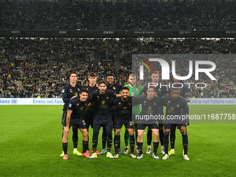 Juventus poses before the Serie A match between Juventus FC and SS Lazio at Allianz Stadium in Turin, Italy, on October 19, 2024. (