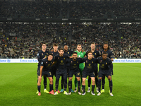 Juventus poses before the Serie A match between Juventus FC and SS Lazio at Allianz Stadium in Turin, Italy, on October 19, 2024. (