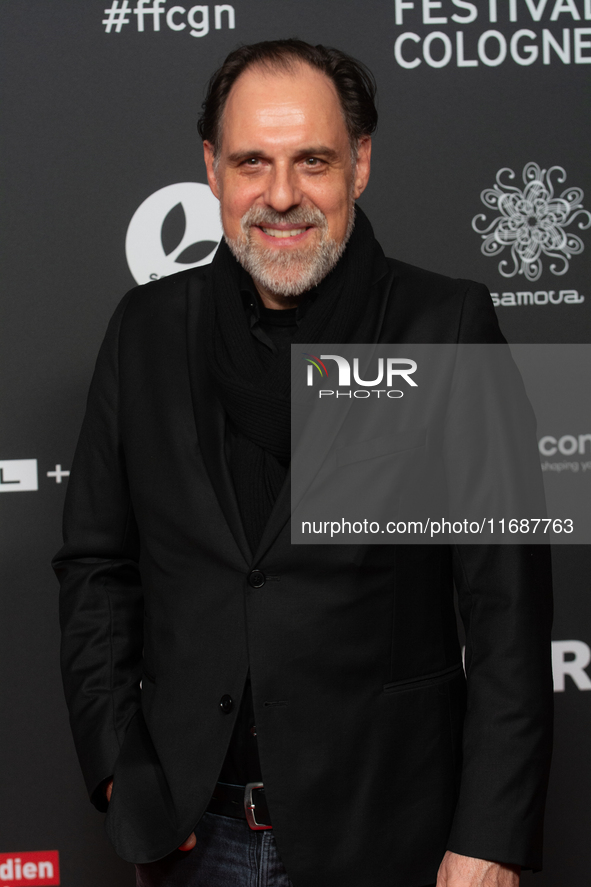 Thomas Loibl, a German actor, is on the red carpet of the photocall for the film ''TATORT KOLN: COLONIUS'' at Film Palast in Cologne, German...