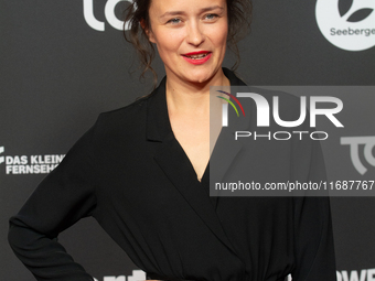 Tinka Fuerst, a German actress, is seen on the red carpet of the photocall for the film ''TATORT KOLN: COLONIUS'' at Film Palast in Cologne,...