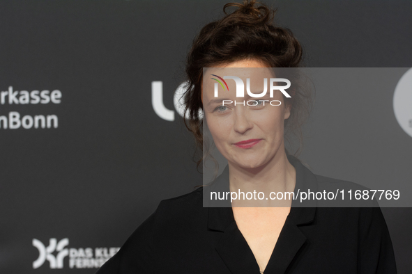 Tinka Fuerst, a German actress, is seen on the red carpet of the photocall for the film ''TATORT KOLN: COLONIUS'' at Film Palast in Cologne,...