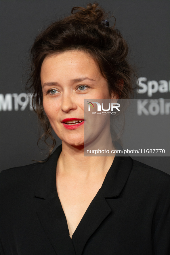 Tinka Fuerst, a German actress, is seen on the red carpet of the photocall for the film ''TATORT KOLN: COLONIUS'' at Film Palast in Cologne,...