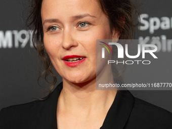 Tinka Fuerst, a German actress, is seen on the red carpet of the photocall for the film ''TATORT KOLN: COLONIUS'' at Film Palast in Cologne,...