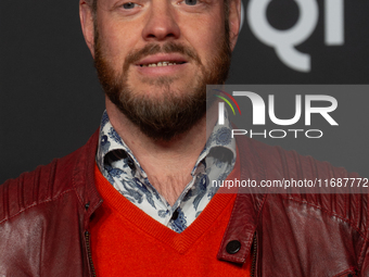 Roland Riebeling, a German actor, appears on the red carpet of the photocall for the film ''TATORT KOLN: COLONIUS'' at Film Palast in Cologn...