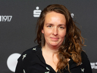 Charlotte Rolfes, a film director, is seen on the red carpet of the photocall for the film ''TATORT KOLN: COLONIUS'' at Film Palast in Colog...