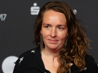 Charlotte Rolfes, a film director, is seen on the red carpet of the photocall for the film ''TATORT KOLN: COLONIUS'' at Film Palast in Colog...