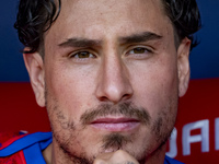 Jose Gimenez of Atletico de Madrid sits on the bench during the La Liga EA Sports 2024/25 football match between Atletico de Madrid and CD L...