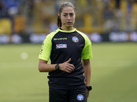 Referee Maria Sole Ferrieri Caputi during the Serie B match between SS Juve Stabia and Cremonese at Stadio Romeo Menti Castellammare Di Stab...