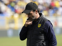 Guido Pagliuca Head Coach of SS Juve Stabia during the Serie B match between SS Juve Stabia and Cremonese at Stadio Romeo Menti Castellammar...