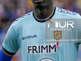 Demba Thiam of SS Juve Stabia during the Serie B match between SS Juve Stabia and Cremonese at Stadio Romeo Menti Castellammare Di Stabia It...