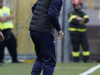 Guido Pagliuca Head Coach of SS Juve Stabia during the Serie B match between SS Juve Stabia and Cremonese at Stadio Romeo Menti Castellammar...