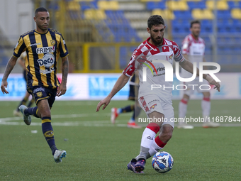 Matteo Bianchetti of Cremonese during the Serie B match between SS Juve Stabia and Cremonese at Stadio Romeo Menti Castellammare Di Stabia I...